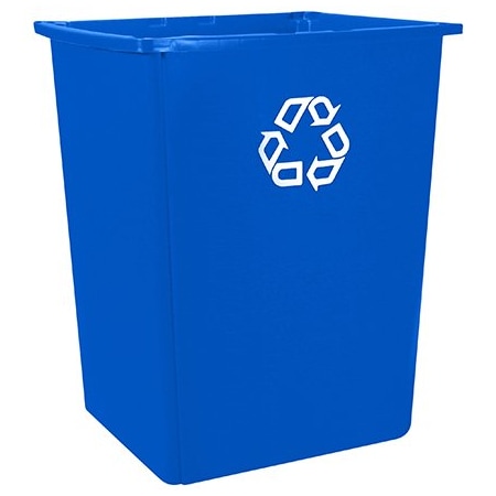 Rubbermaid Rubbermaid Glutton Recycling Container - 56 Gallon, Blue BUY00026069